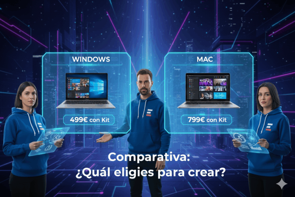 Comparativa: Windows vs Mac con Kit Digital para pymes creativas